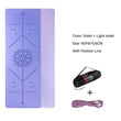 Load image into Gallery viewer, TPE Yoga Double Layer Non-Slip Mat