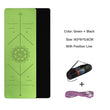 Load image into Gallery viewer, TPE Yoga Double Layer Non-Slip Mat