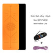 Load image into Gallery viewer, TPE Yoga Double Layer Non-Slip Mat