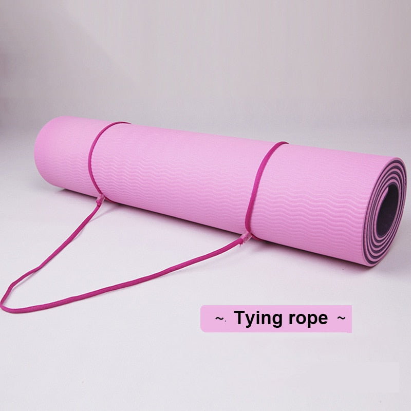 TPE Yoga Double Layer Non-Slip Mat