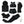 Load image into Gallery viewer, Black Camo Tracksuit (2 - 6 Pcs)

