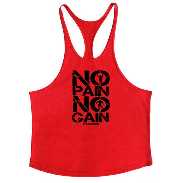 No Pain No Gain Fitness Tank Top – pAKAge Frog