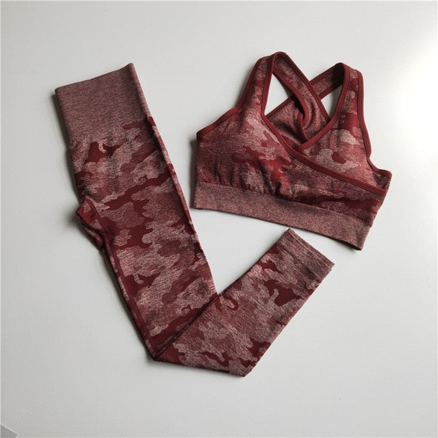 CAMO Yoga Set