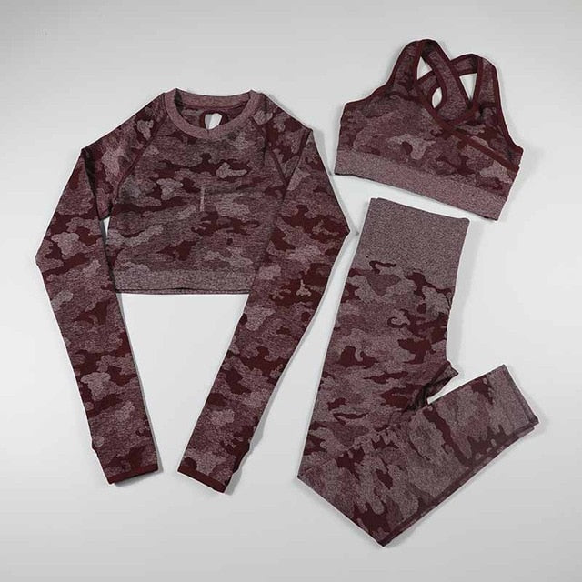 CAMO Yoga Set