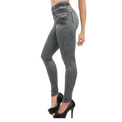 Fleece Denim Jeggings