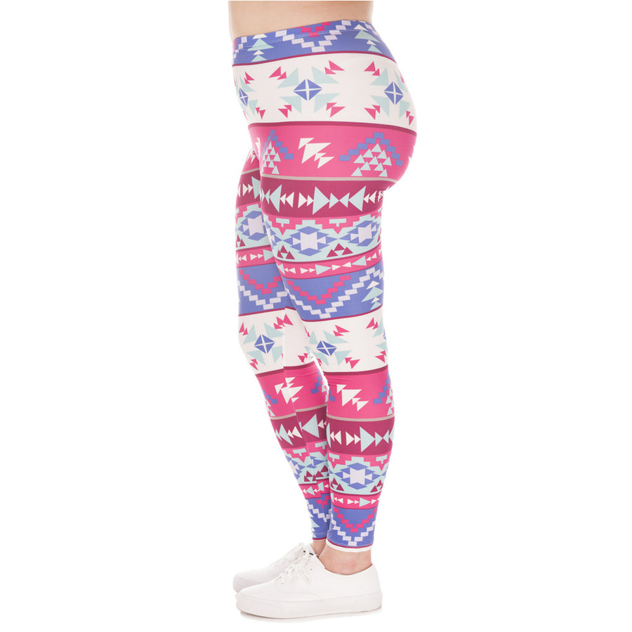 Aztec Indian Leggings - Plus size