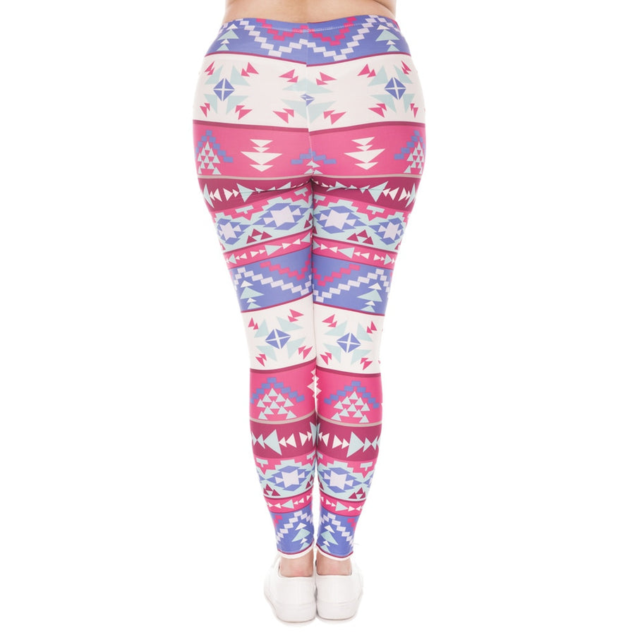 Aztec Indian Leggings - Plus size