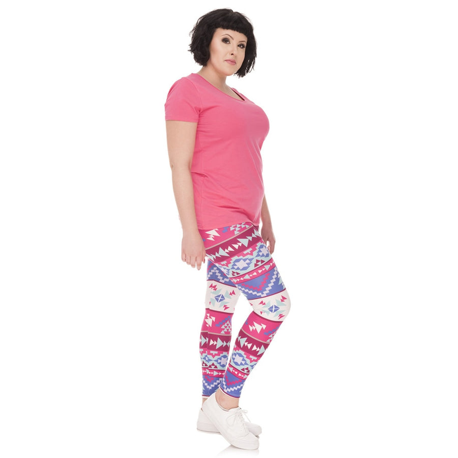 Aztec Indian Leggings - Plus size