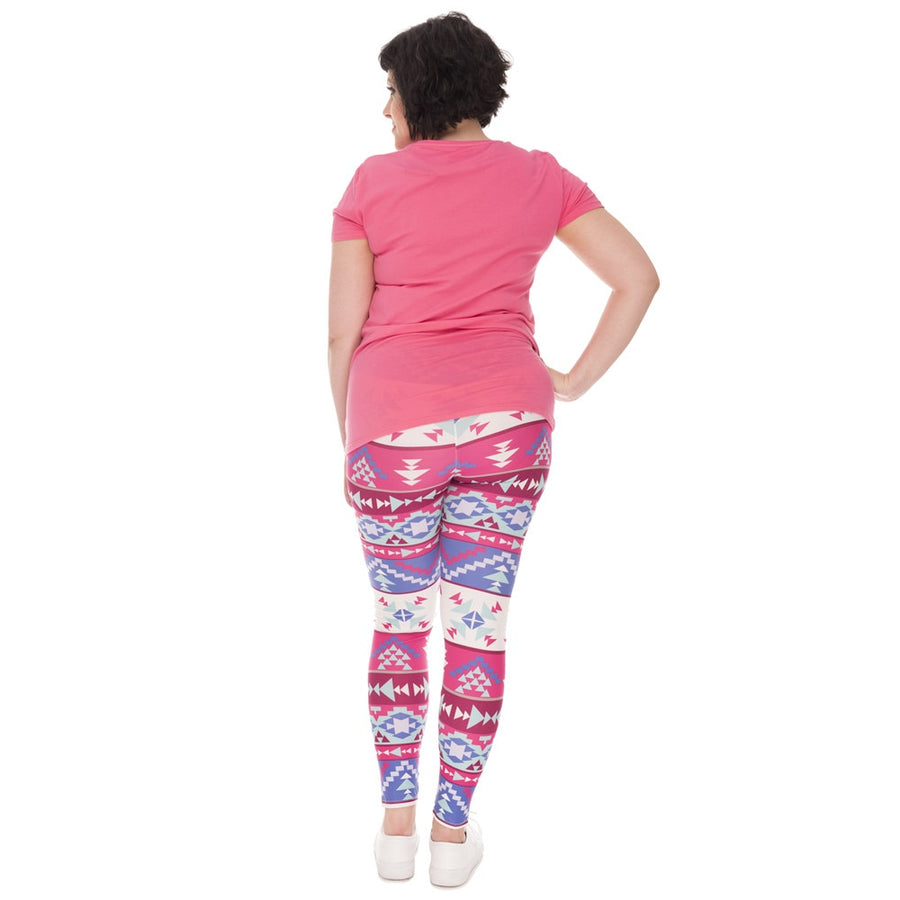 Aztec Indian Leggings - Plus size