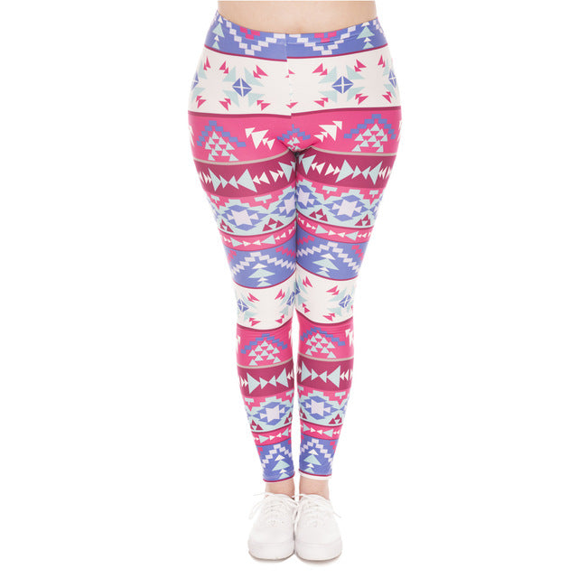 Aztec Indian Leggings - Plus size